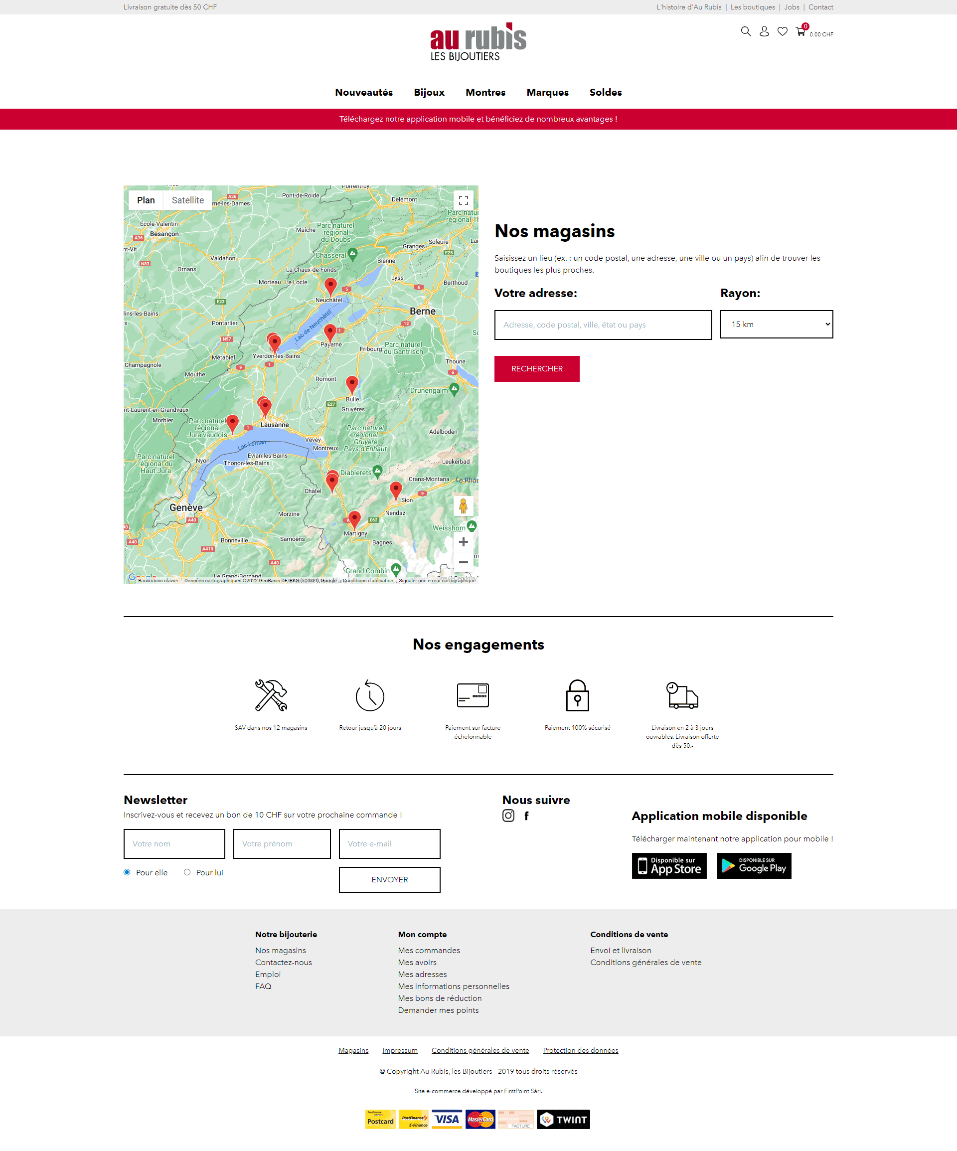 Page du site