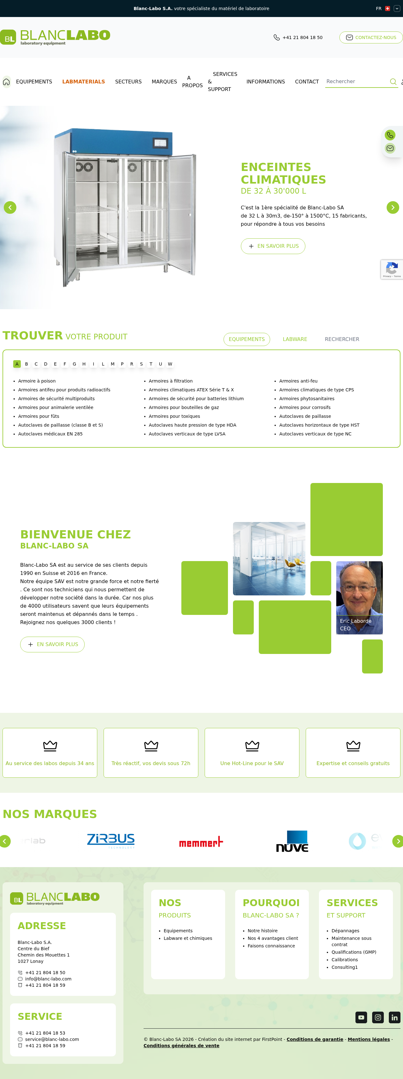 Page du site