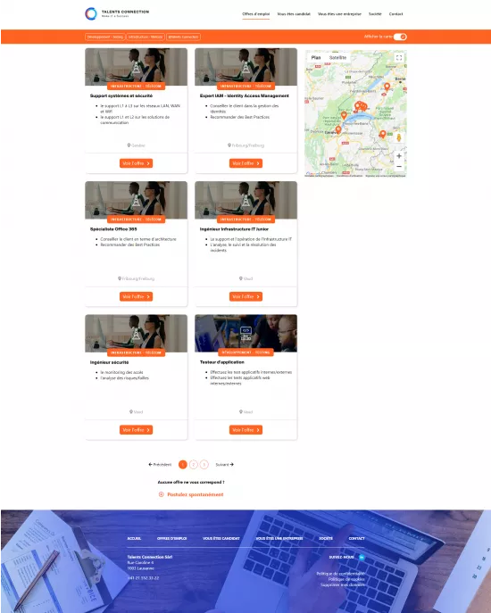 Page du site