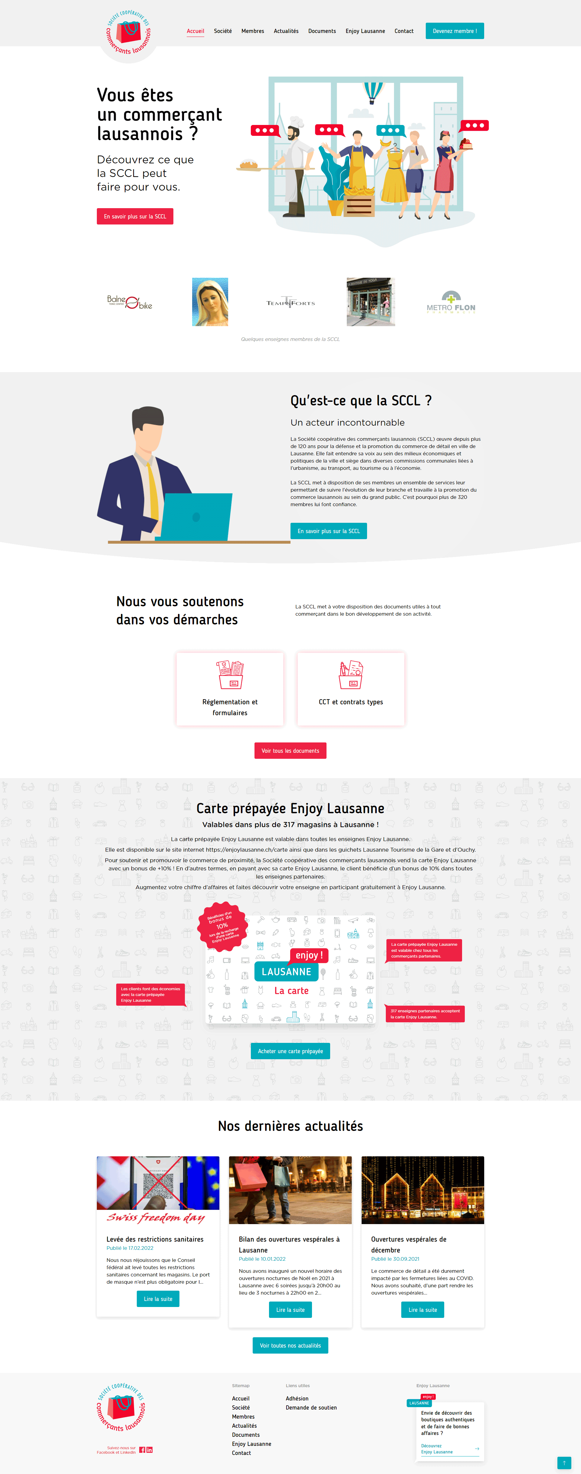 Page du site