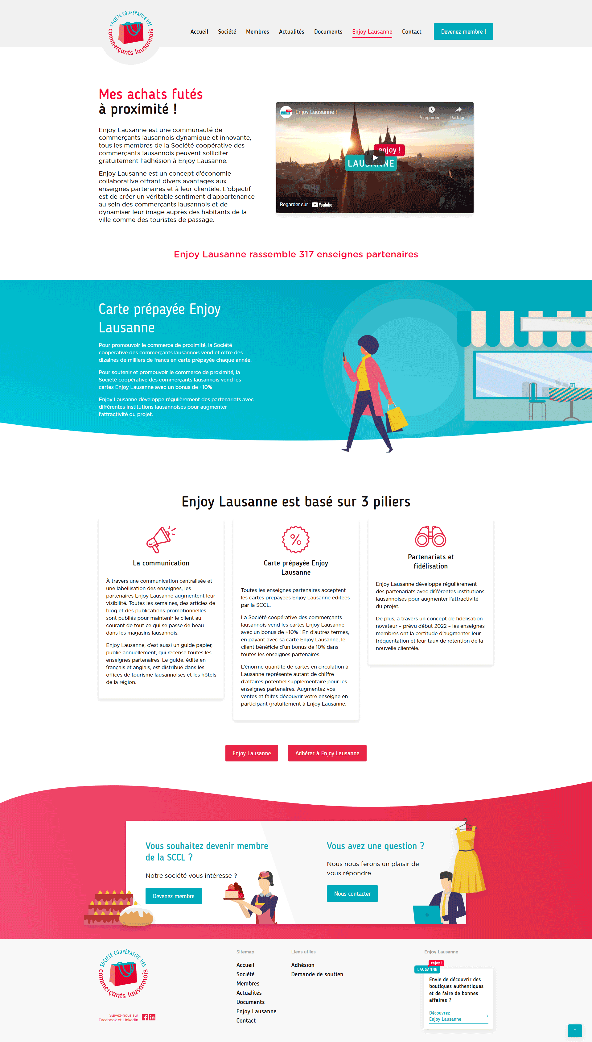 Page du site