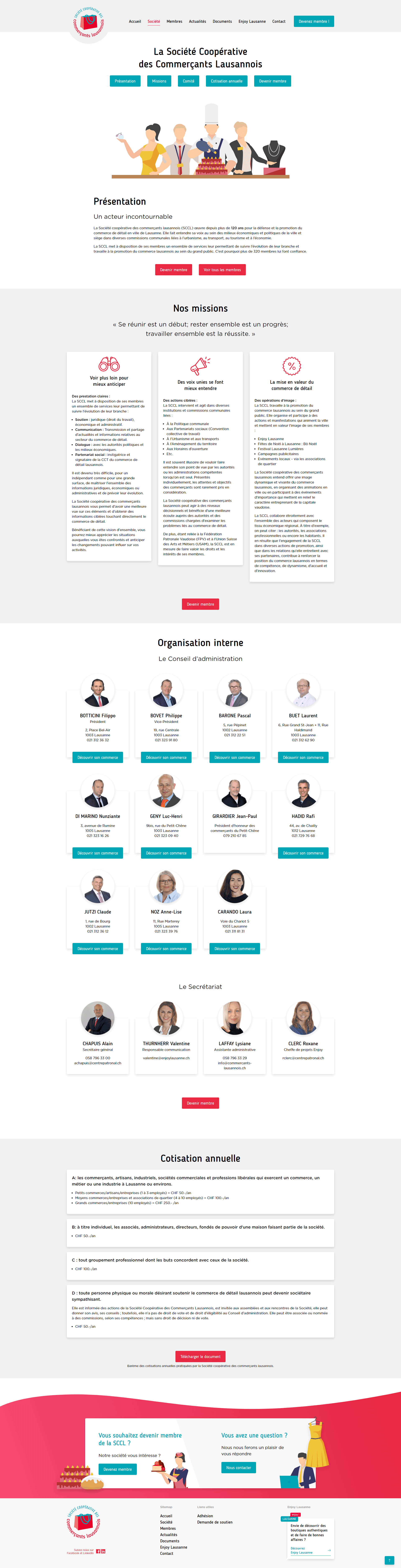 Page du site