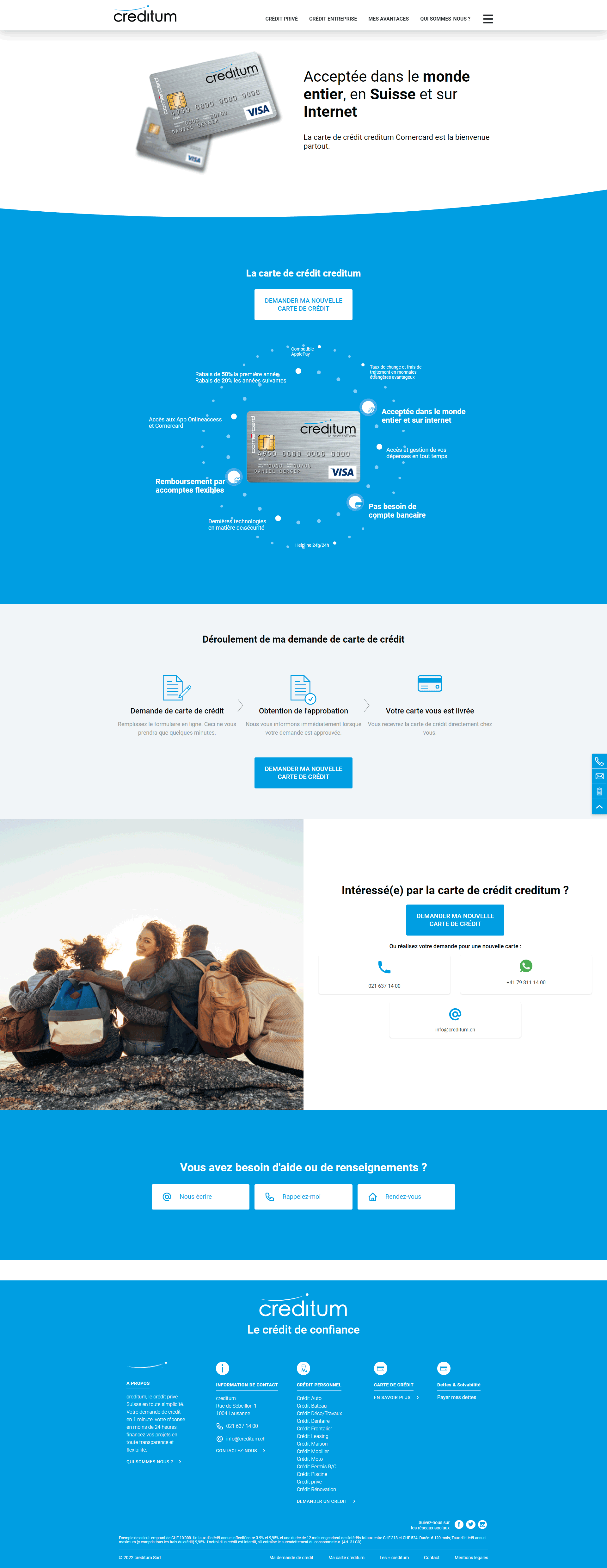 Page du site