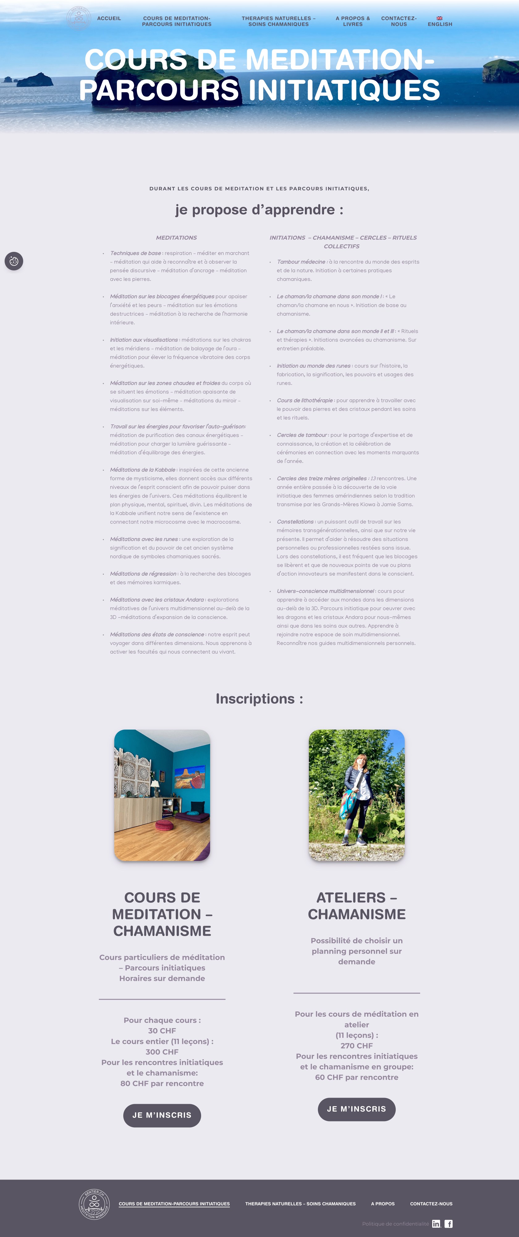 Page du site