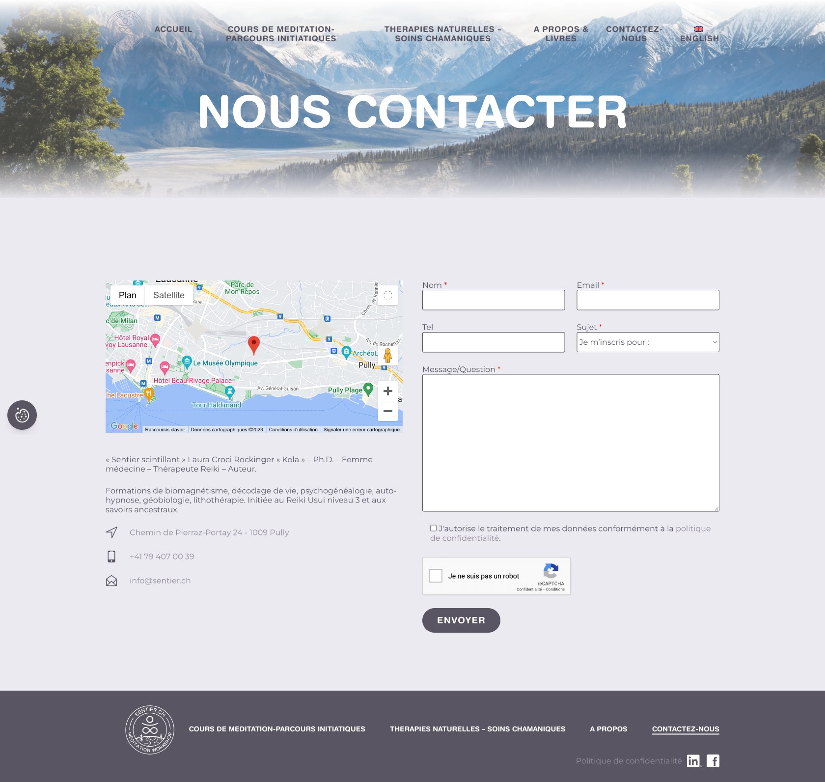 Page du site