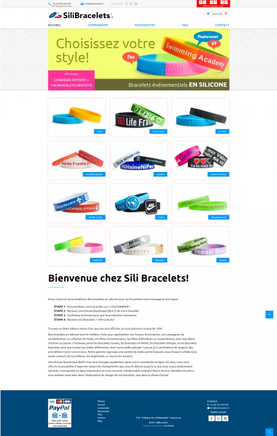 Page du site