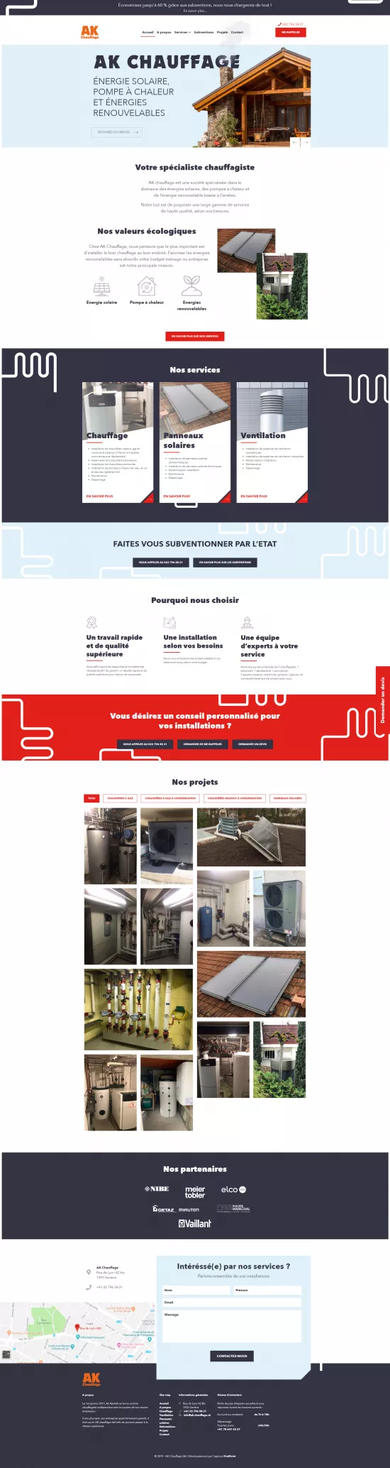 Page du site